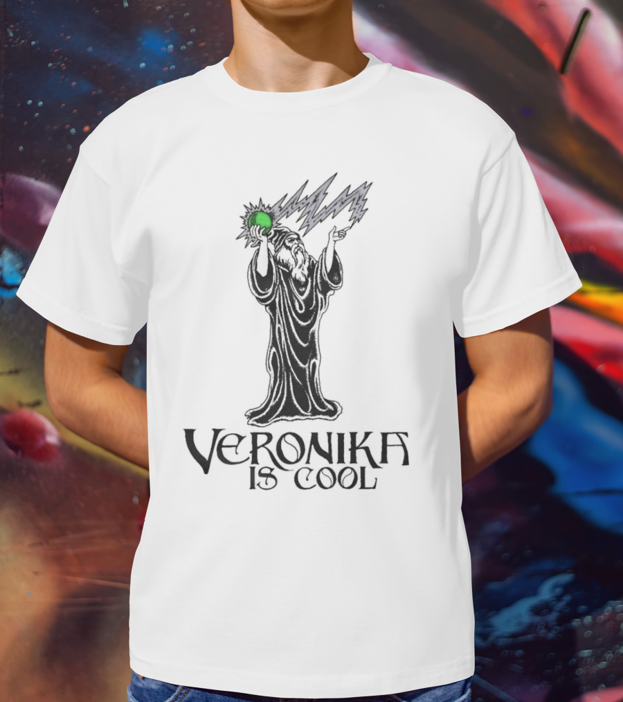 Veronika Is Cool Wizard Lightning Magic T-Shirt