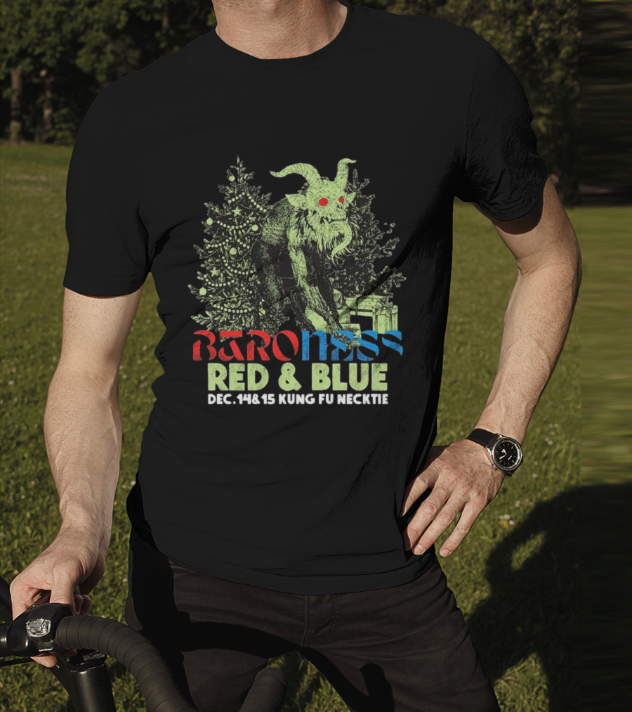 Baroness Red And Blue Dec. 14 And 15 Kung Fu Necktie T-Shirt