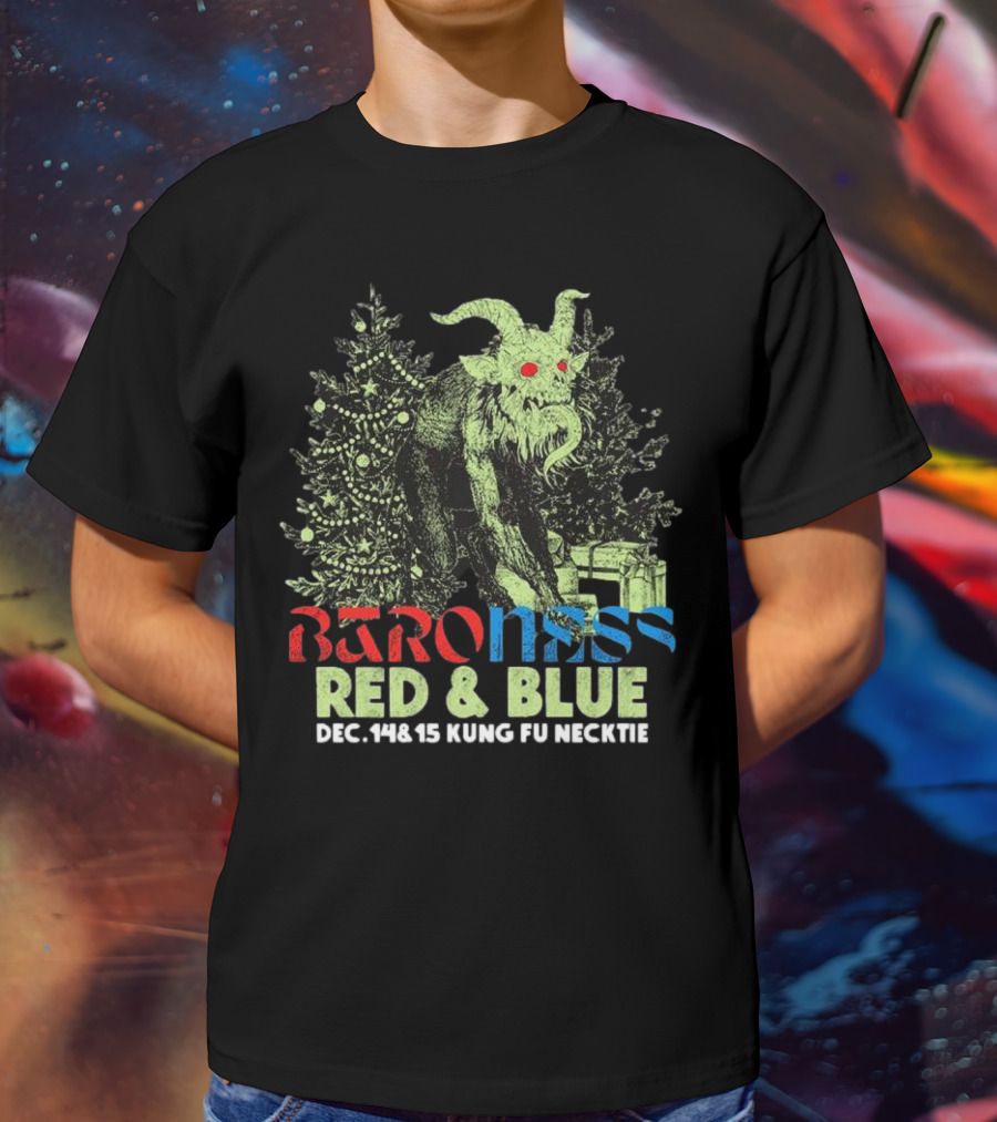 Baroness Red And Blue Dec. 14 And 15 Kung Fu Necktie T-Shirt