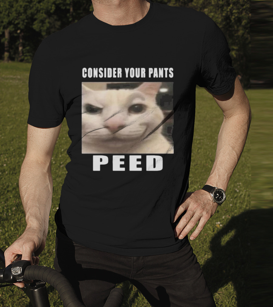 CONSIDER YOUR PANTS PEED CAT MEME T-Shirt