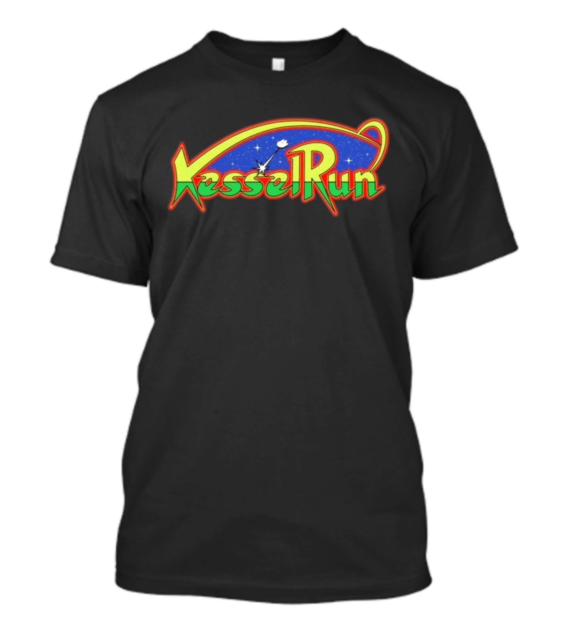 Kessel Run Galaga Mashup Retro Space Adventure T-Shirt
