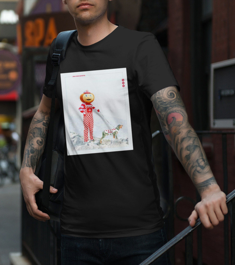 Ohio State Buckeyes Brutus Leads Smokey Over Tennessee Vols Victory T-Shirt