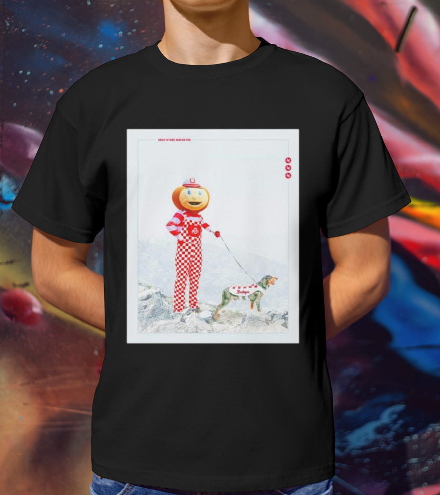 Ohio State Buckeyes Brutus Leads Smokey Over Tennessee Vols Victory T-Shirt