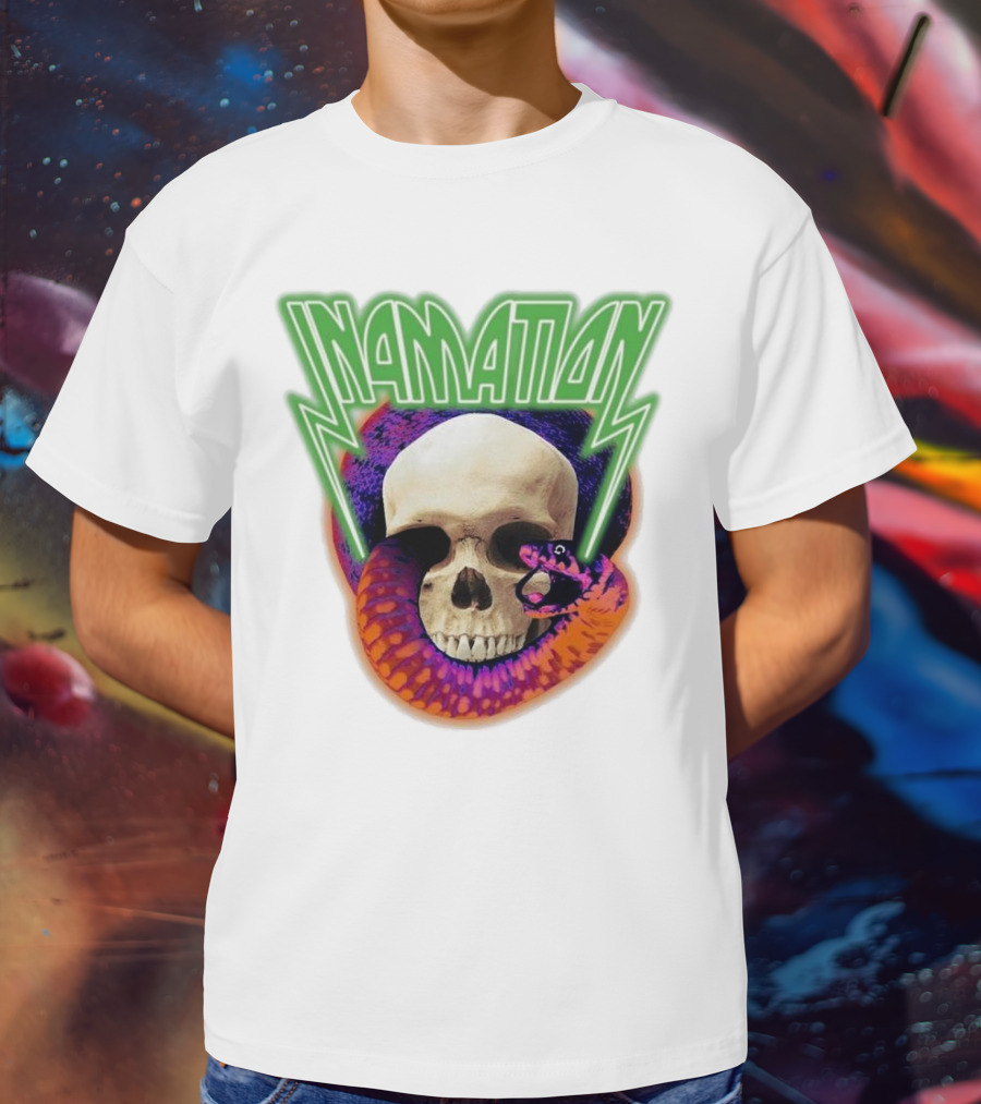 In4mation Skull Snake Iconic T-Shirt