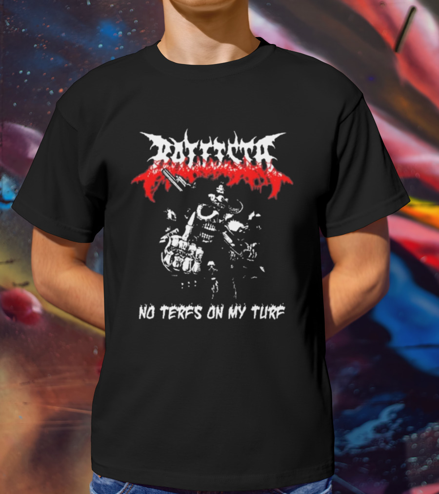 Ballista No Terfs On My Turf Skeleton Knight Metal Aesthetic T-Shirt