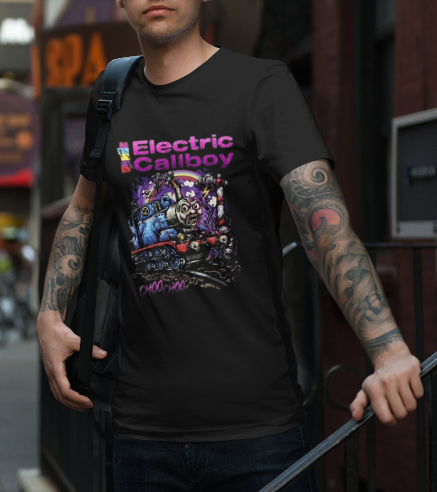 Electric Callboy Choo Choo Train Monster Electric Thunderbolt T-Shirt