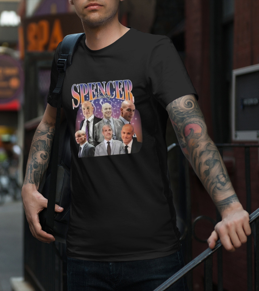 Spencer Carbery DJ Gingsnapz Multi-Portrait Collage T-Shirt