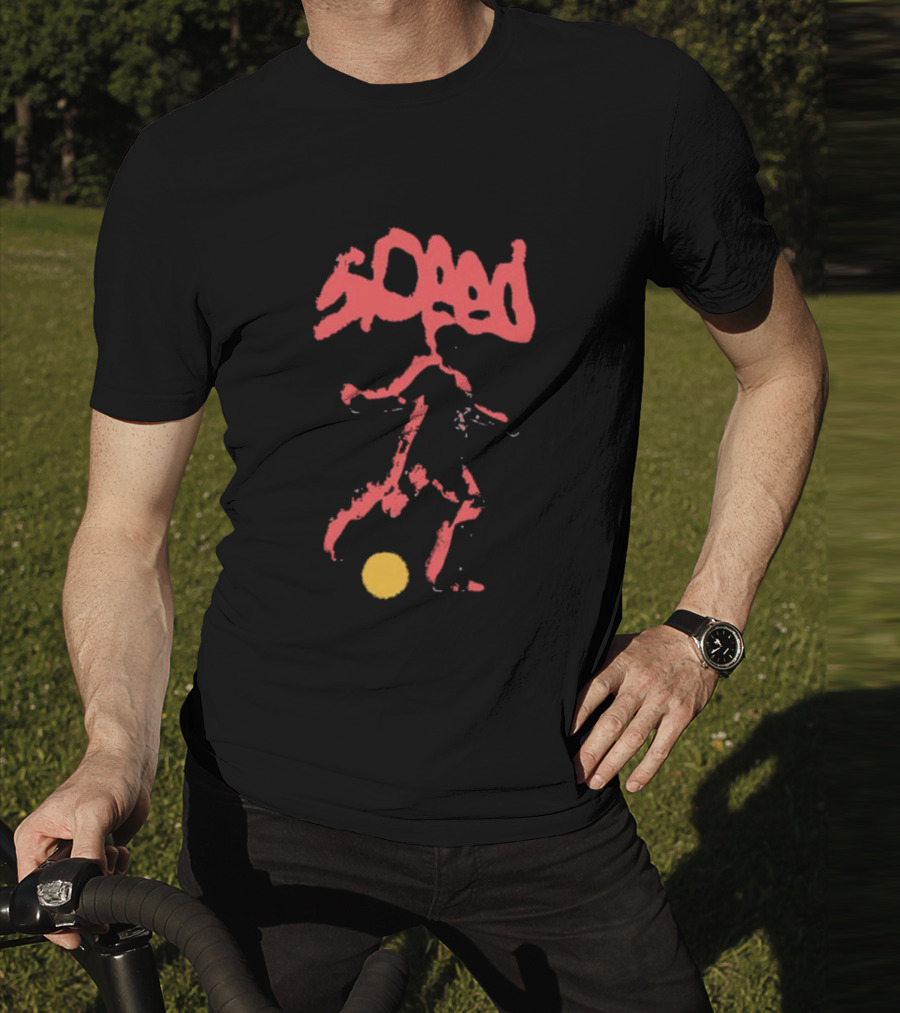 IShowSpeed Soccer Silhouette With Ball Warp T-Shirt
