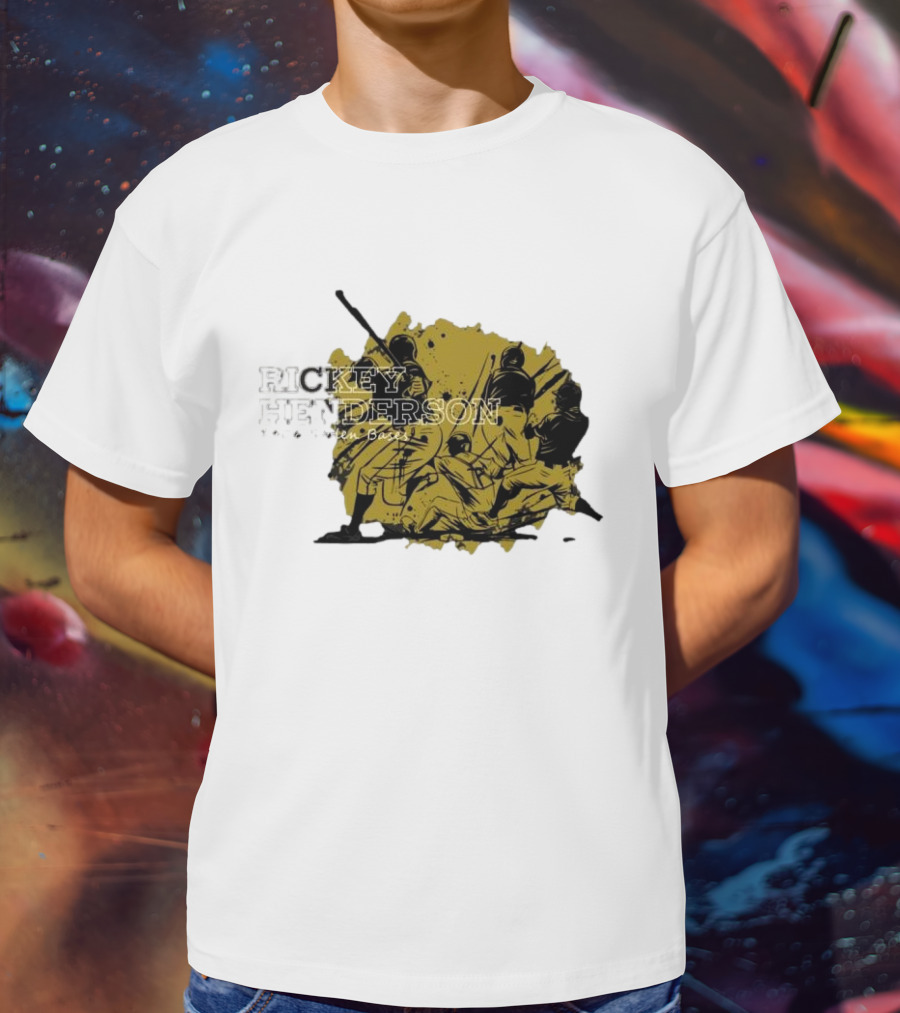 RICKEY HENDERSON 1406 STOLEN BASE T-Shirt