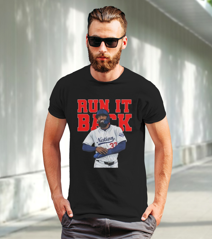 Teoscar Hernández Run It Back Nation 37 Los Angeles Baseball Collection T-Shirt