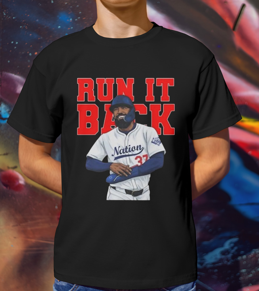 Teoscar Hernández Run It Back Nation 37 Los Angeles Baseball Collection T-Shirt