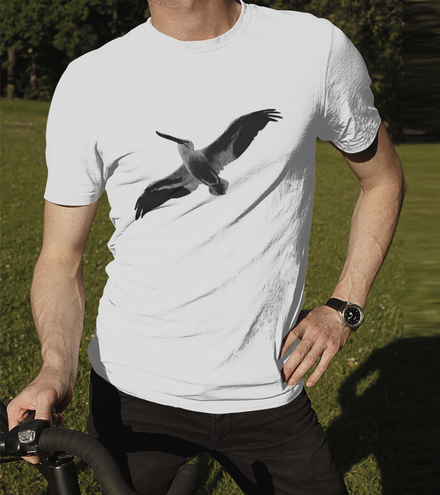Staff Somewhere On The Northside Black And White Pelican T-Shirt