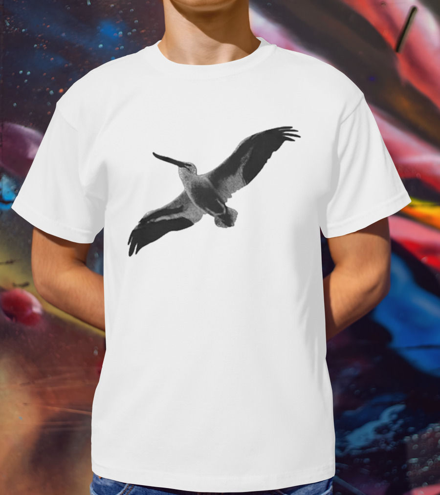 Staff Somewhere On The Northside Black And White Pelican T-Shirt