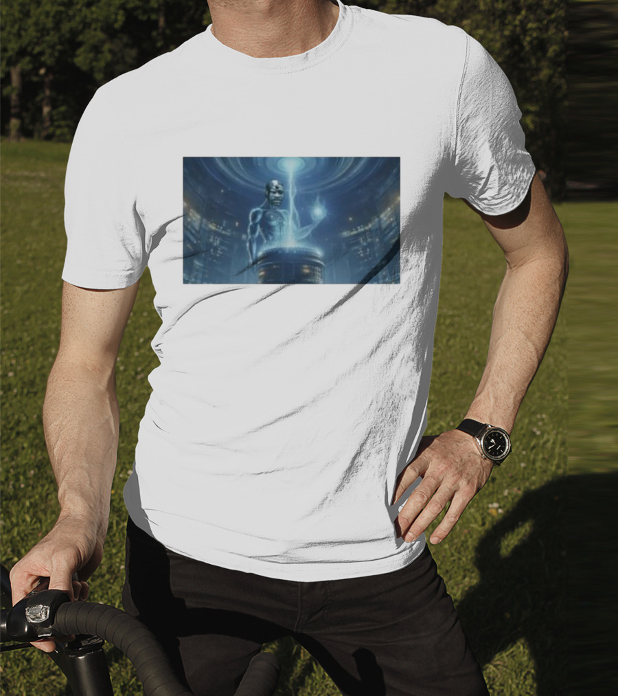0Xerrl George Droyd Reactor Cybernetic Energy Power Core T-Shirt