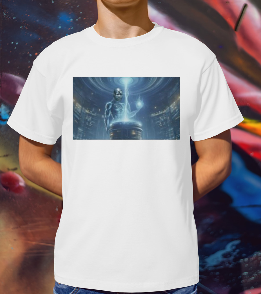 0Xerrl George Droyd Reactor Cybernetic Energy Power Core T-Shirt