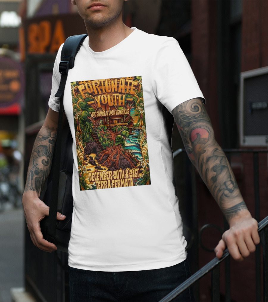Fortunate Youth With Joe Samba And Josh Heinrichs At Terra Fermata December 30th And 31st T-Shirt