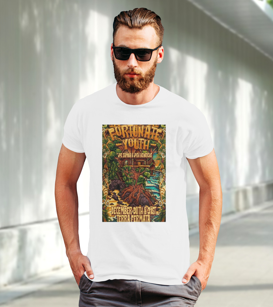 Fortunate Youth With Joe Samba And Josh Heinrichs At Terra Fermata December 30th And 31st T-Shirt