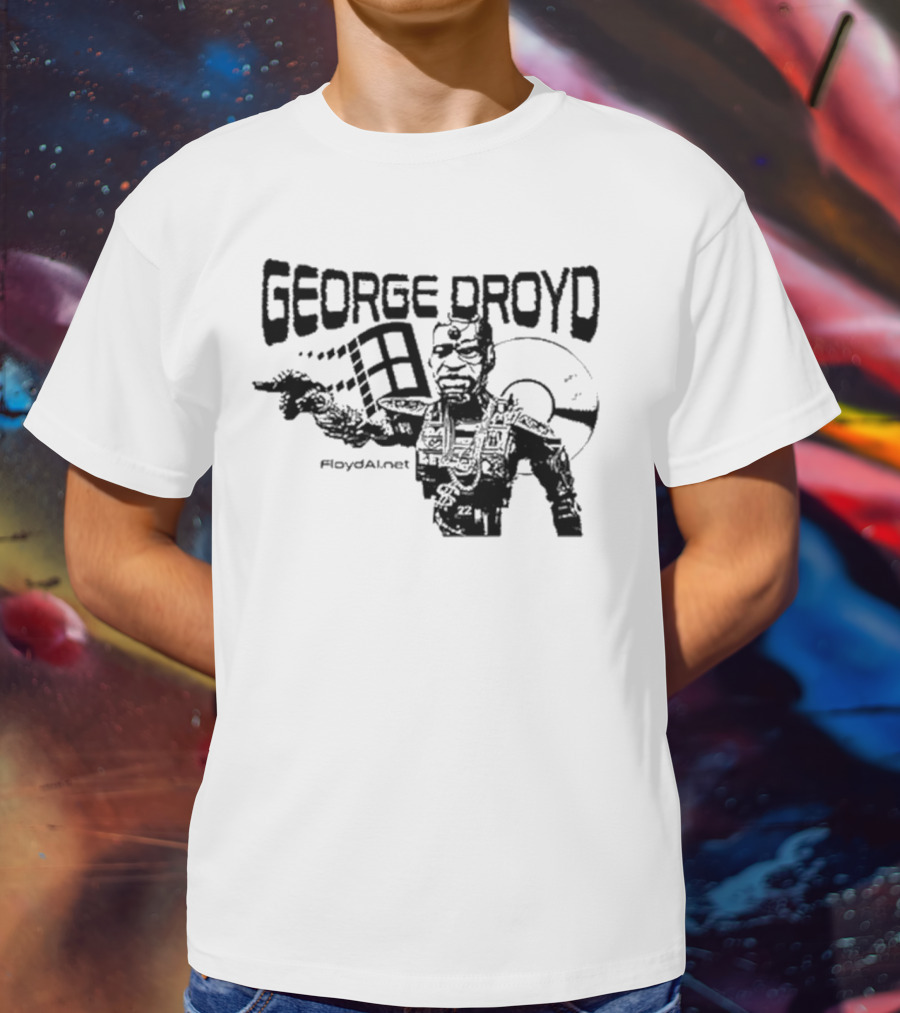 George Droyd FloydAI Windows CD Retro T-Shirt