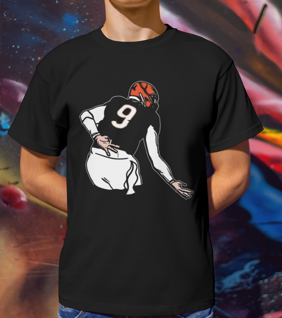 Joe Griddy Joe Burrow Number 9 Cincinnati Bengals Football T-Shirt
