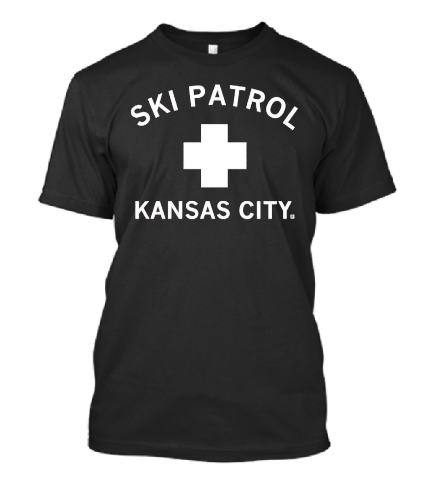 Kansas City Ski Patrol White Cross Emblem T-Shirt