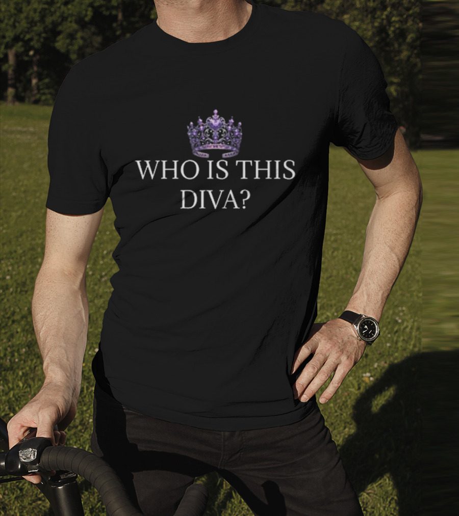 Lexington Jones Who Is This Diva Purple Crown Majesty T-Shirt