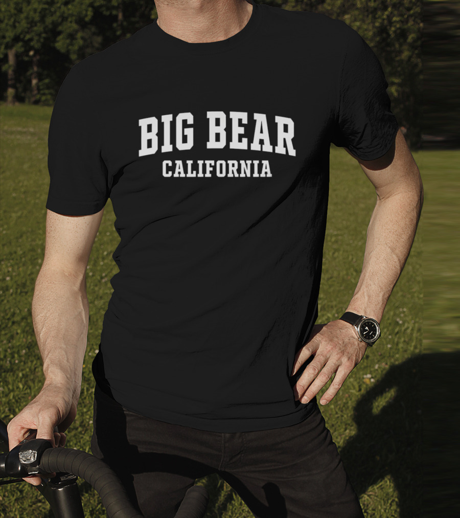 Big Bear California Bold Text Arch T-Shirt