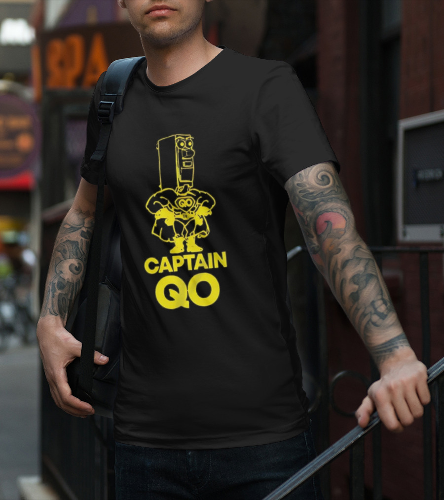 Captain QO Superhero The Big Bang Theory Comic T-Shirt