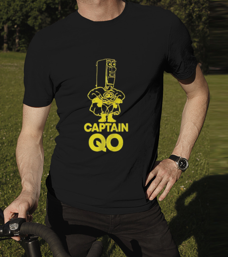 Captain QO Superhero The Big Bang Theory Comic T-Shirt