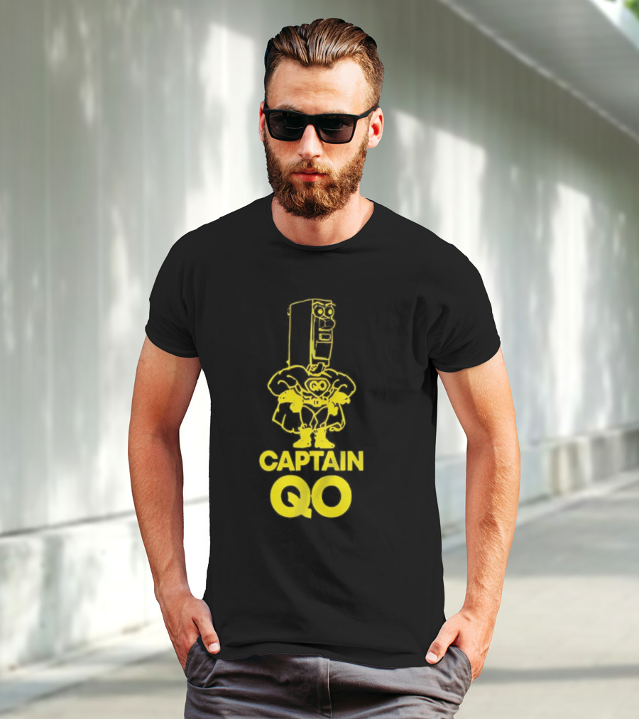 Captain QO Superhero The Big Bang Theory Comic T-Shirt