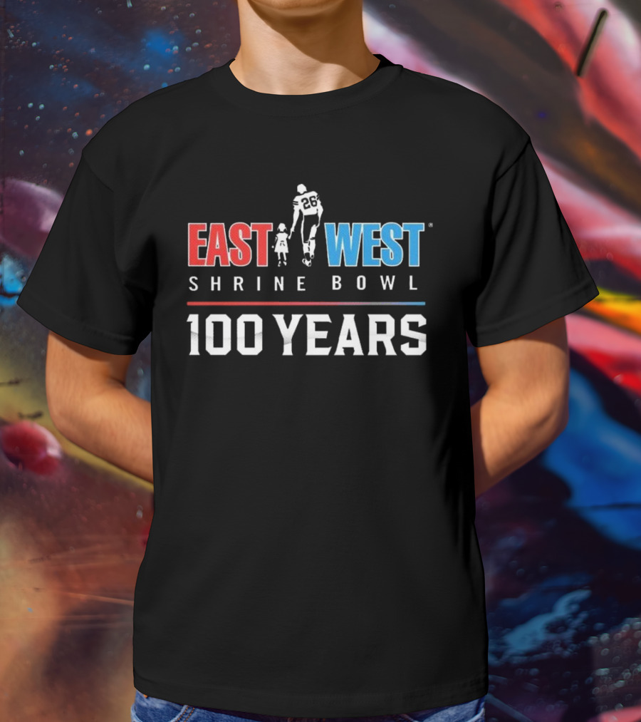 East West Shrine Bowl 2025 Celebrating 100 Years T-Shirt