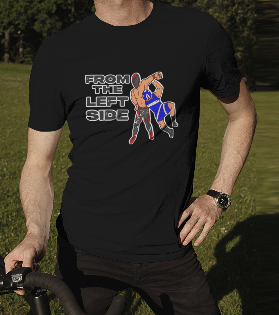 CM Punk From The Left Side Wrestling Cartoon T-Shirt