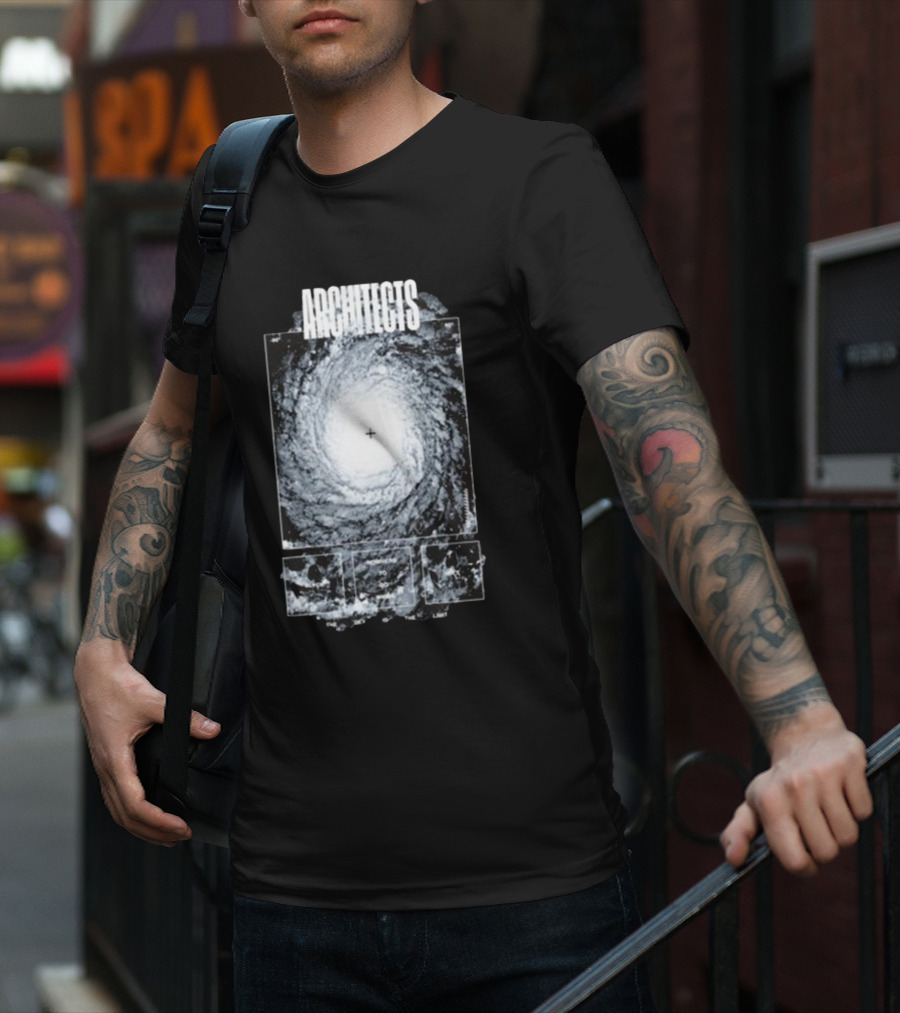 Architects Nowhere To Go Blackhole Spiral T-Shirt