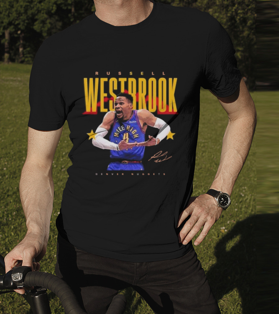 Russell Westbrook Mile High Denver Nuggets Signature T-Shirt