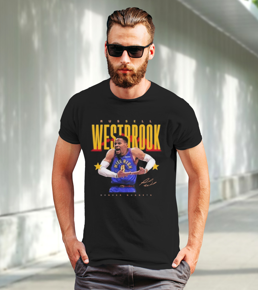 Russell Westbrook Mile High Denver Nuggets Signature T-Shirt