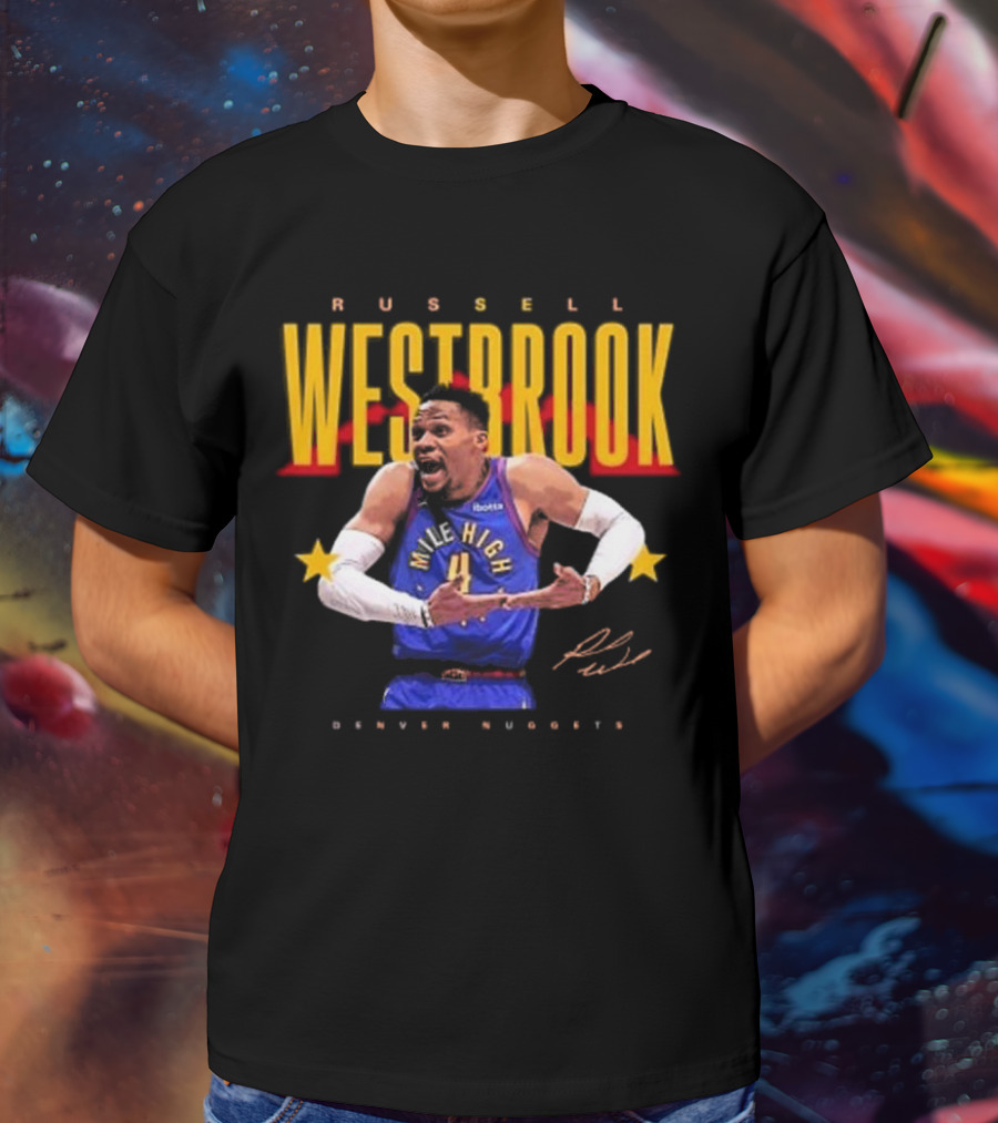 Russell Westbrook Mile High Denver Nuggets Signature T-Shirt