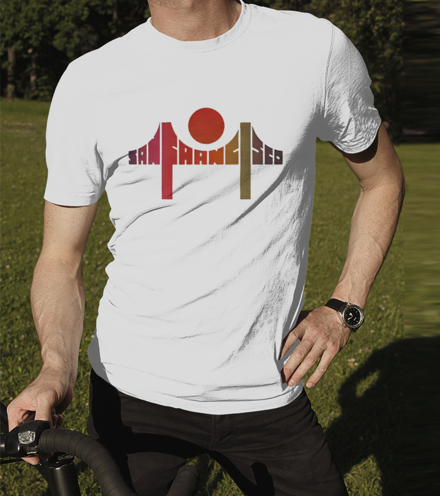 Death Proof Arlene San Francisco Golden Gate Bridge Sun T-Shirt