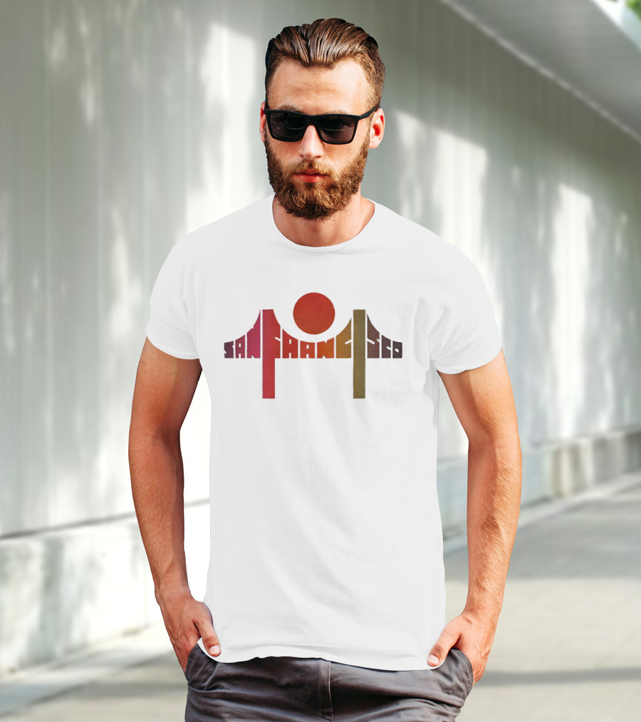Death Proof Arlene San Francisco Golden Gate Bridge Sun T-Shirt