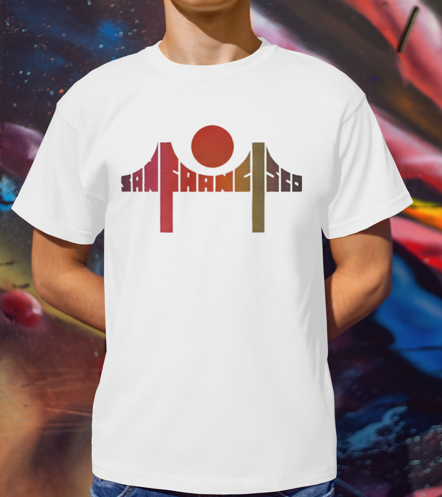 Death Proof Arlene San Francisco Golden Gate Bridge Sun T-Shirt