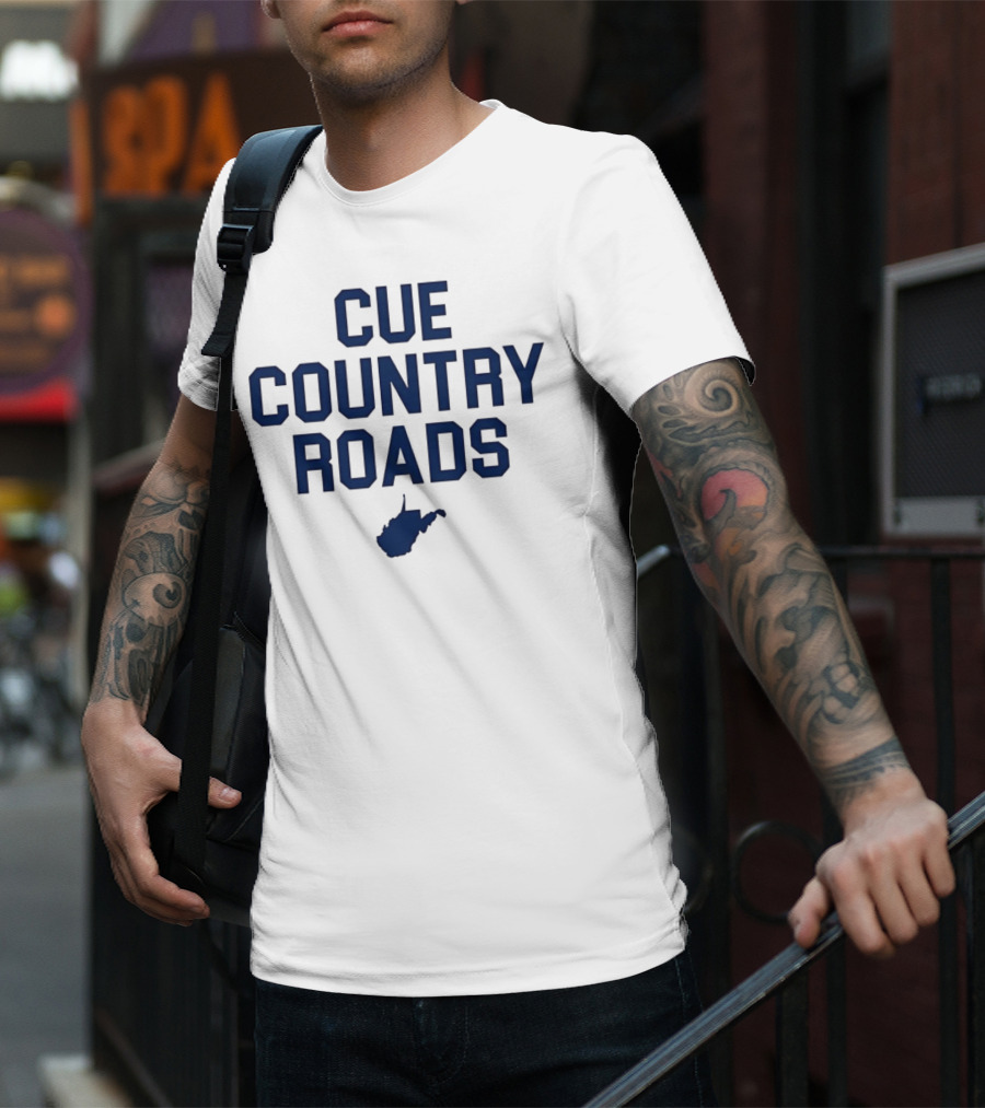 Lindzee Cue Country Roads West Virginia T-Shirt