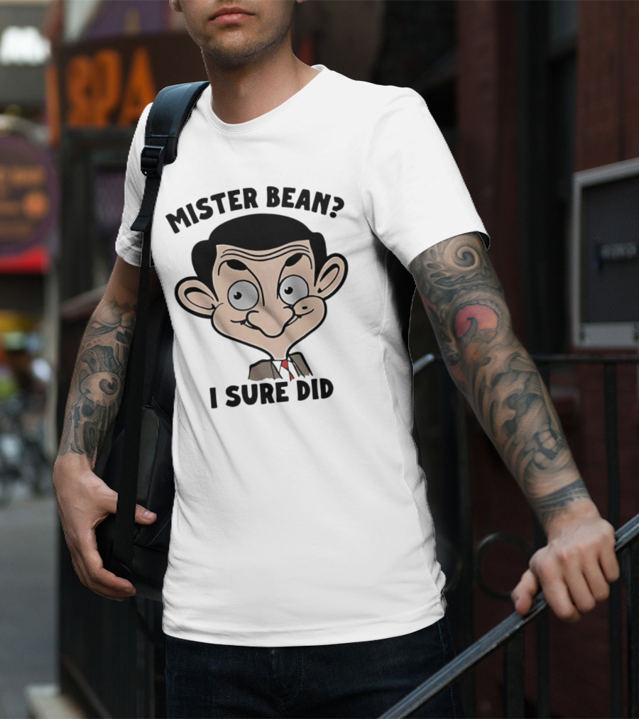 Mister Bean I Sure Did Face T-Shirt