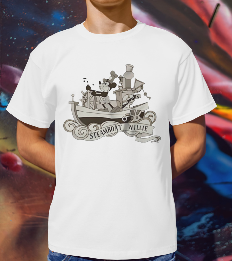 Steamboat Willie Steamboat Willie 1928 Vintage Classic T-Shirt