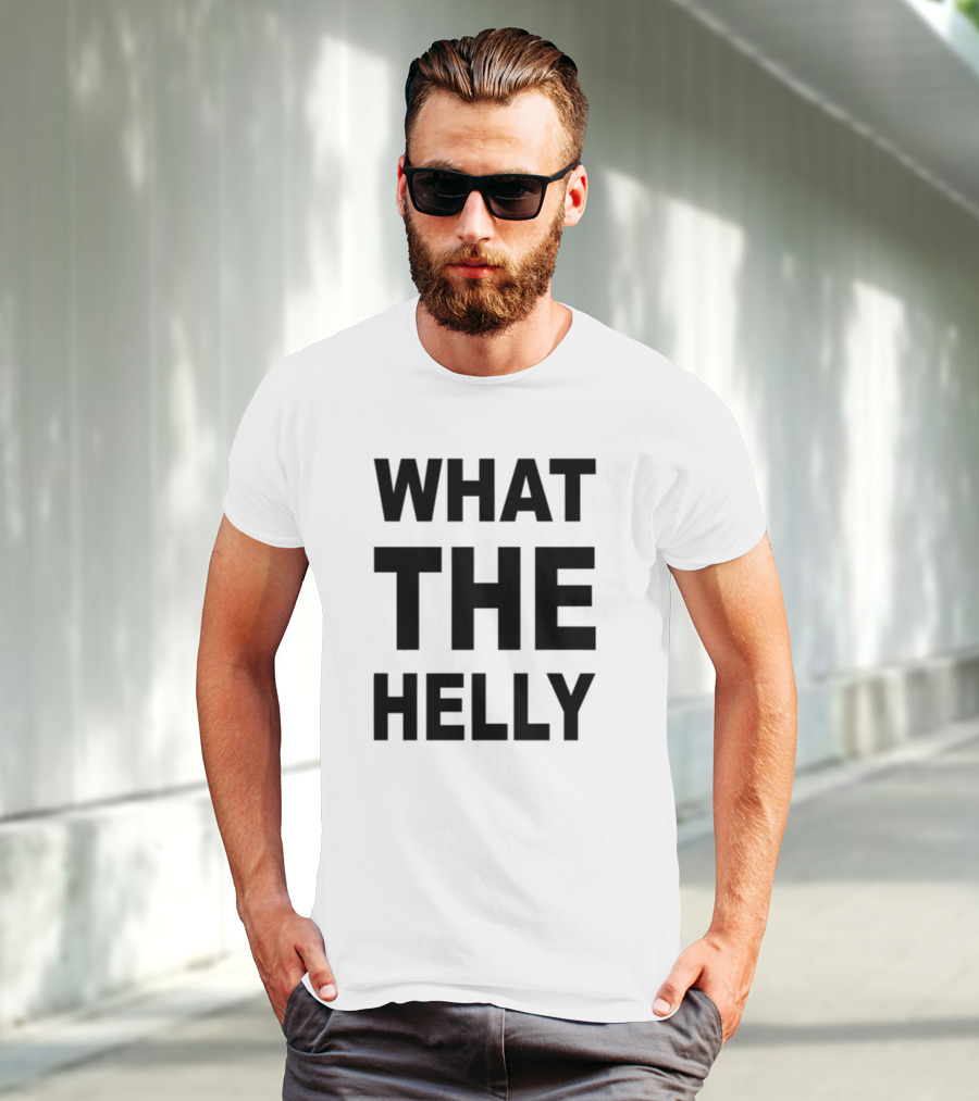 1 800 Wthelly Hotline Humor Statement Phone Graphic T-Shirt