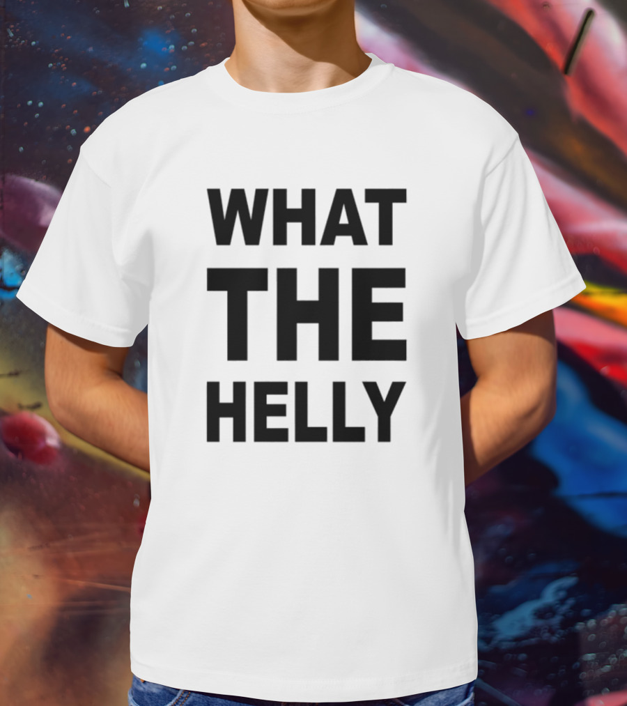1 800 Wthelly Hotline Humor Statement Phone Graphic T-Shirt