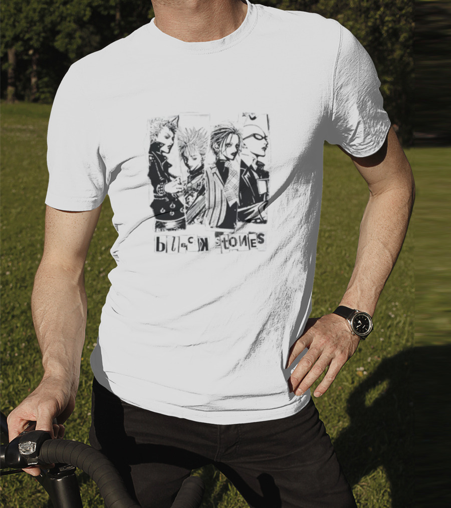 Ai Yazawa Collection Ut Black Stones Manga Characters T-Shirt