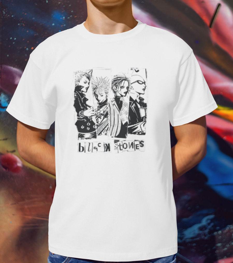 Ai Yazawa Collection Ut Black Stones Manga Characters T-Shirt