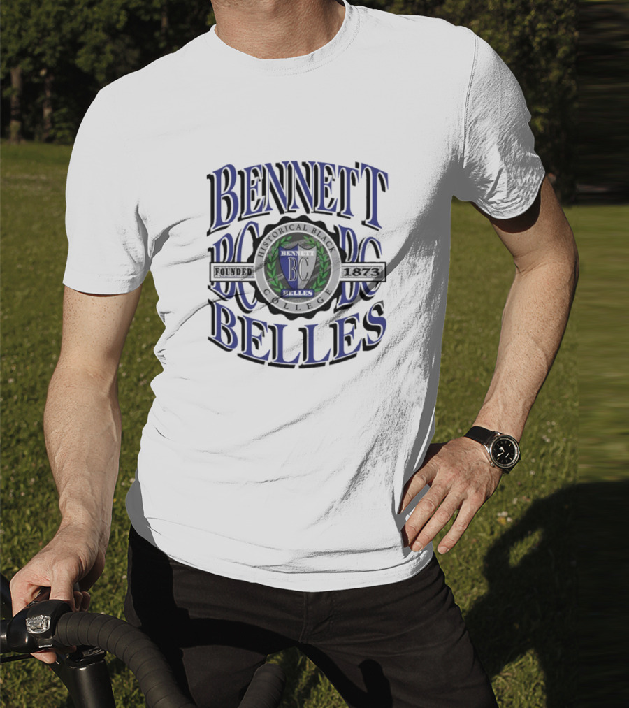Bennett Belles Historical Black College BC Crest 90s T-Shirt