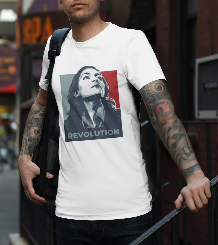 Alexandria Ocasio-Cortez AOC Revolution Inspiration T-Shirt