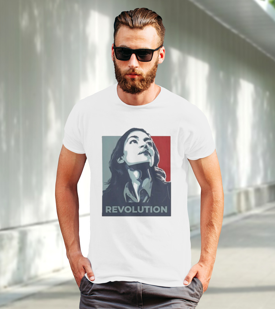 Alexandria Ocasio-Cortez AOC Revolution Inspiration T-Shirt