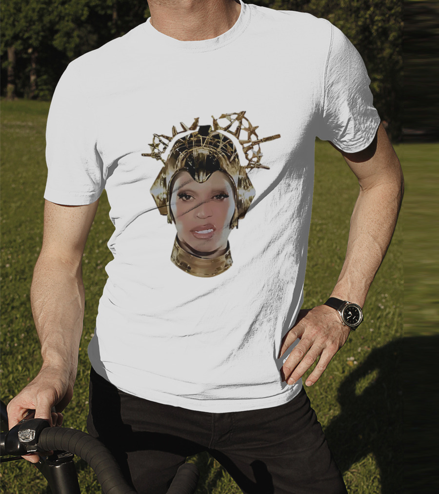 Beyoncé Cowboy Carter Bigface Metallic Headpiece T-Shirt