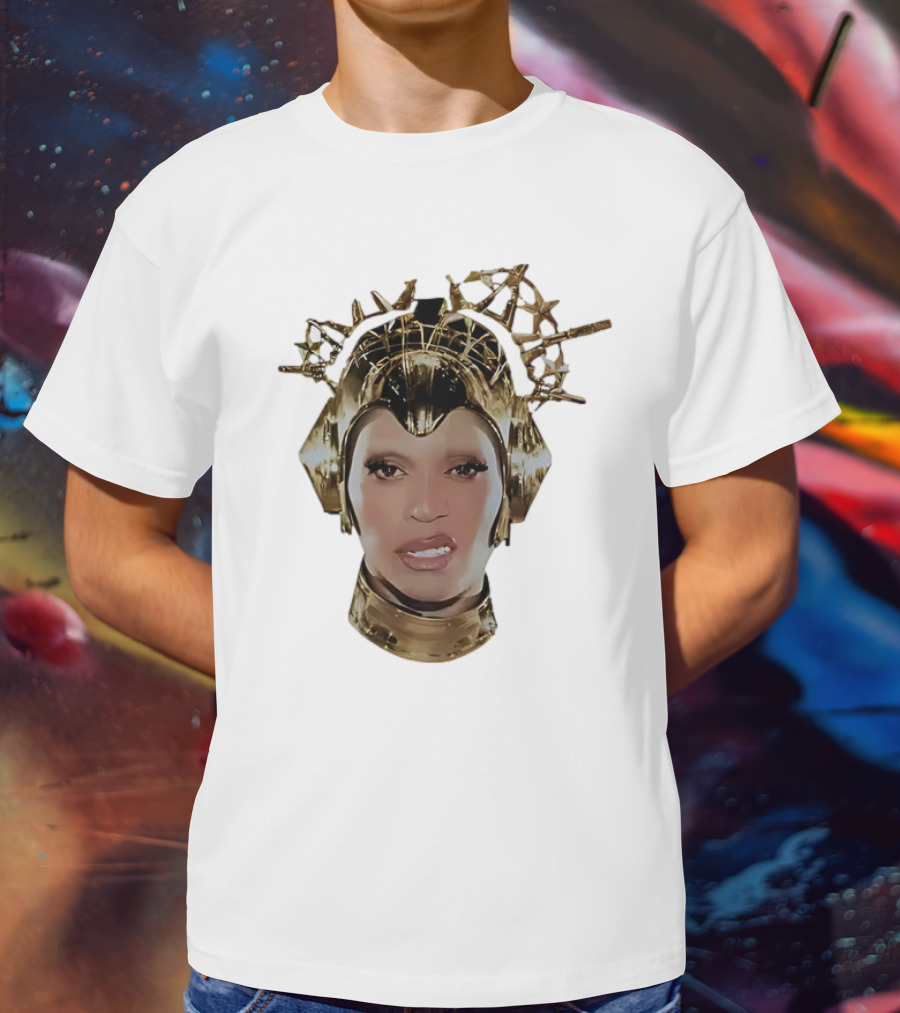 Beyoncé Cowboy Carter Bigface Metallic Headpiece T-Shirt